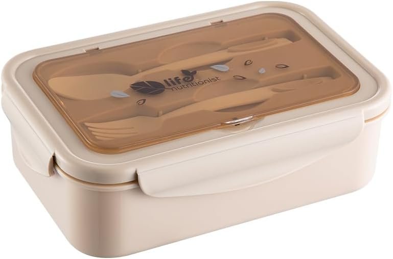 Bento Boxes for Adults – 1100 ML Bento Lunch Box 3 Compartment Divided Meal Prep Lunch Containers Reusable Food Storage Lunchable Container for Work Travel Picnic (GREY)