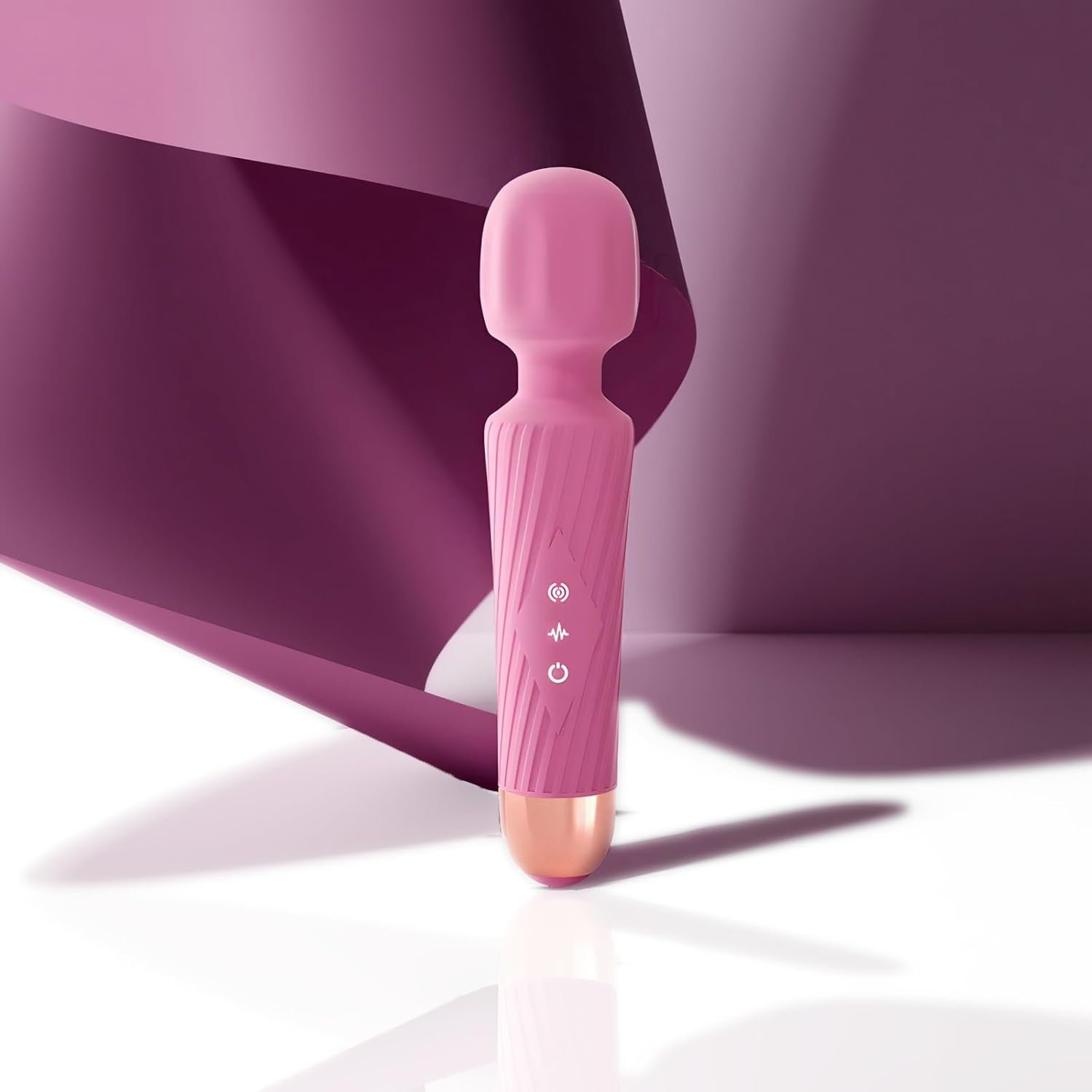 Personal Massager – Powerful Performance, Fast Charging with 3Hrs Runtime – Compact Size, Quiet Waterproof Cordless – 20 Speeds 8 Modes for Neck, Back & Full Body Muscle Relaxation Gift (Pink)