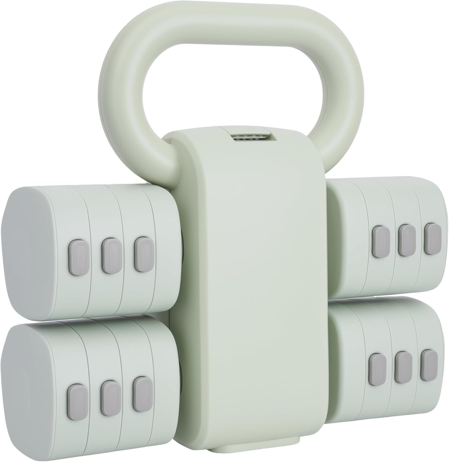 Adjustable Dumbbell Set of 2, 4 in 1 Free Weights for Women with Fast Adjustment, Home Gym & Outdoor Exercise Training, Includes 2.2lb 3.3lb 4.4lb 5.5lb Hand Weights, Compatible with Kettlebells