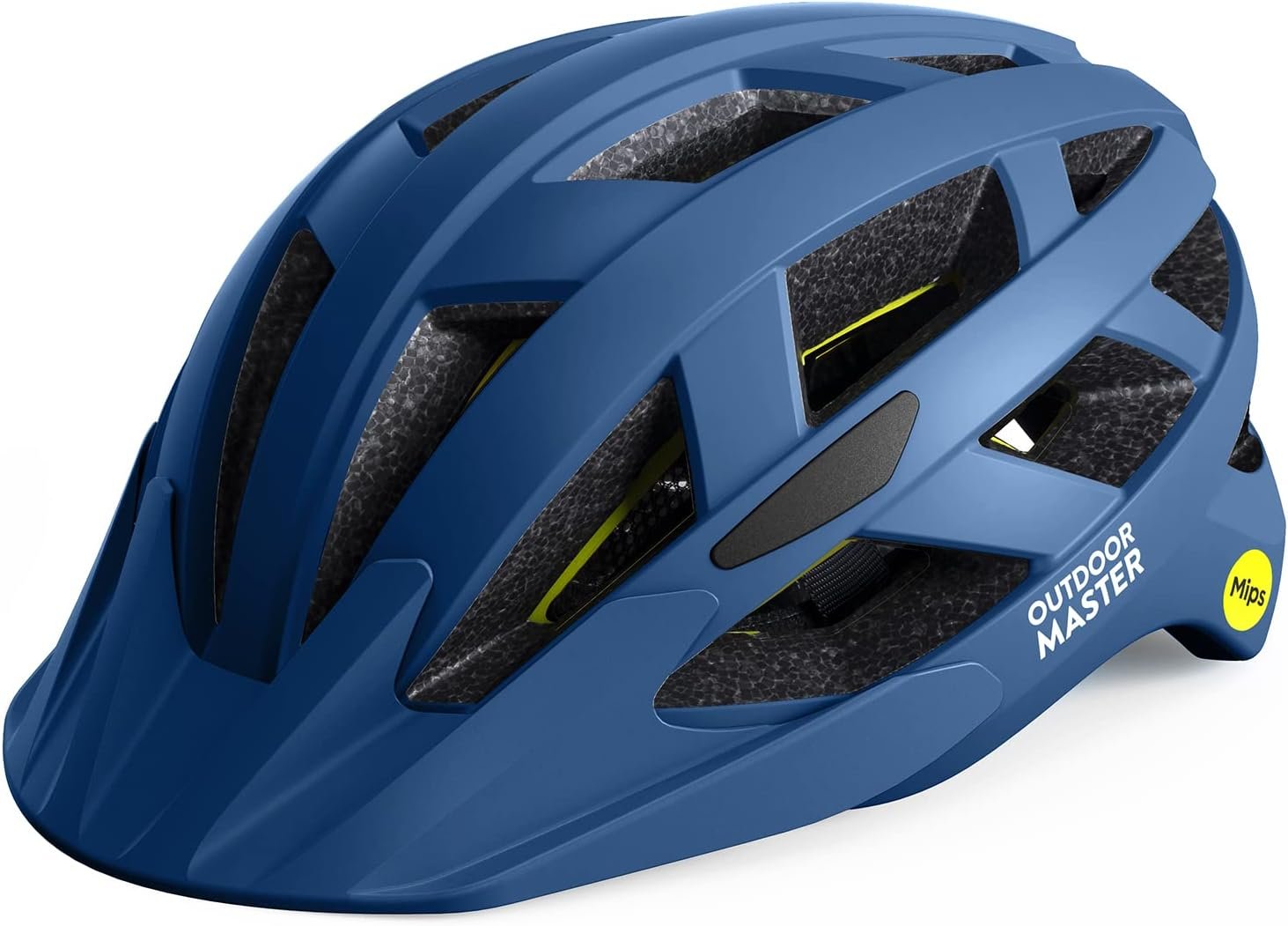 OutdoorMaster Gem Recreational MIPS Cycling Helmet – Two Removable Liners & Ventilation in Multi-Environment – Bike Helmet in Mountain, Motorway for Youth & Adult