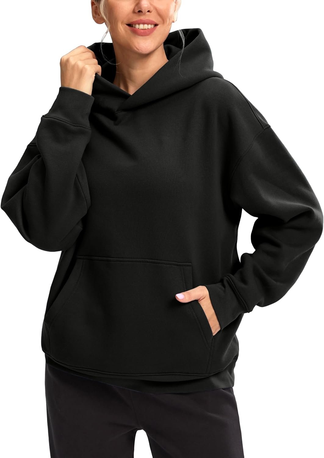 G Gradual Hoodies for Women Oversized Fleece Sweatshirt with Pocket Loose Fit Casual Athletic Workout Pullover