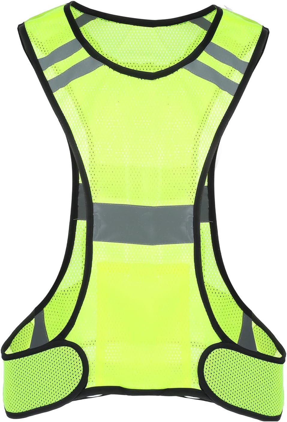 Ptwola Reflective Running Vest High Visibility Running Gear with Large Pocket Night Lightweight Reflective Safety Vest