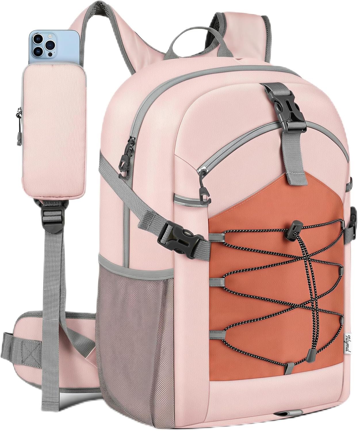 TILYMOL Hiking Travel Backpack for Women 25L – Small Lightweight Waterproof Outdoor Camping Backpack/Day Pack, Hiking Daypack with Hydration System for Hiking, Travel, Sports, Running, Biking