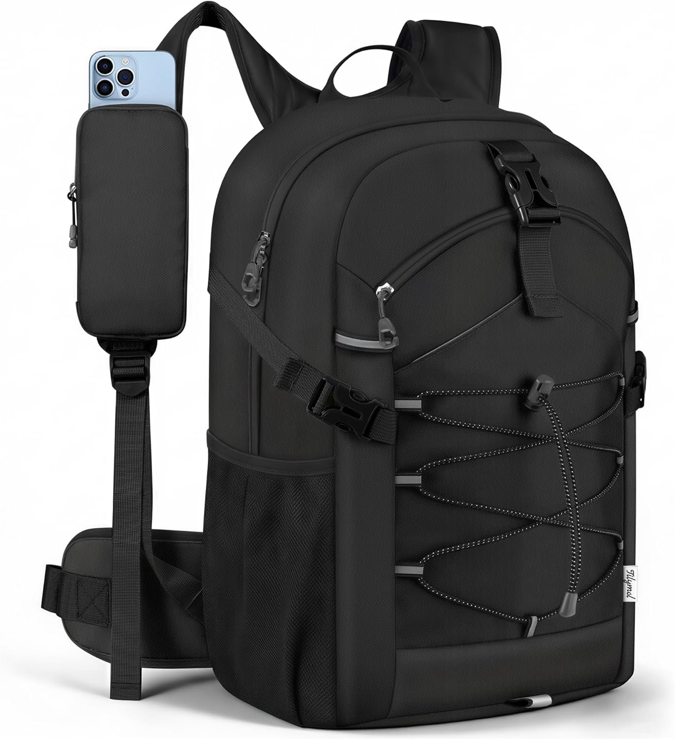 TILYMOL Hiking Travel Backpack for Men Women 25L – Small Lightweight Waterproof Outdoor Camping Backpack/Day Pack, Hiking Daypack with Hydration System for Hiking, Travel, Sports, Running, Biking