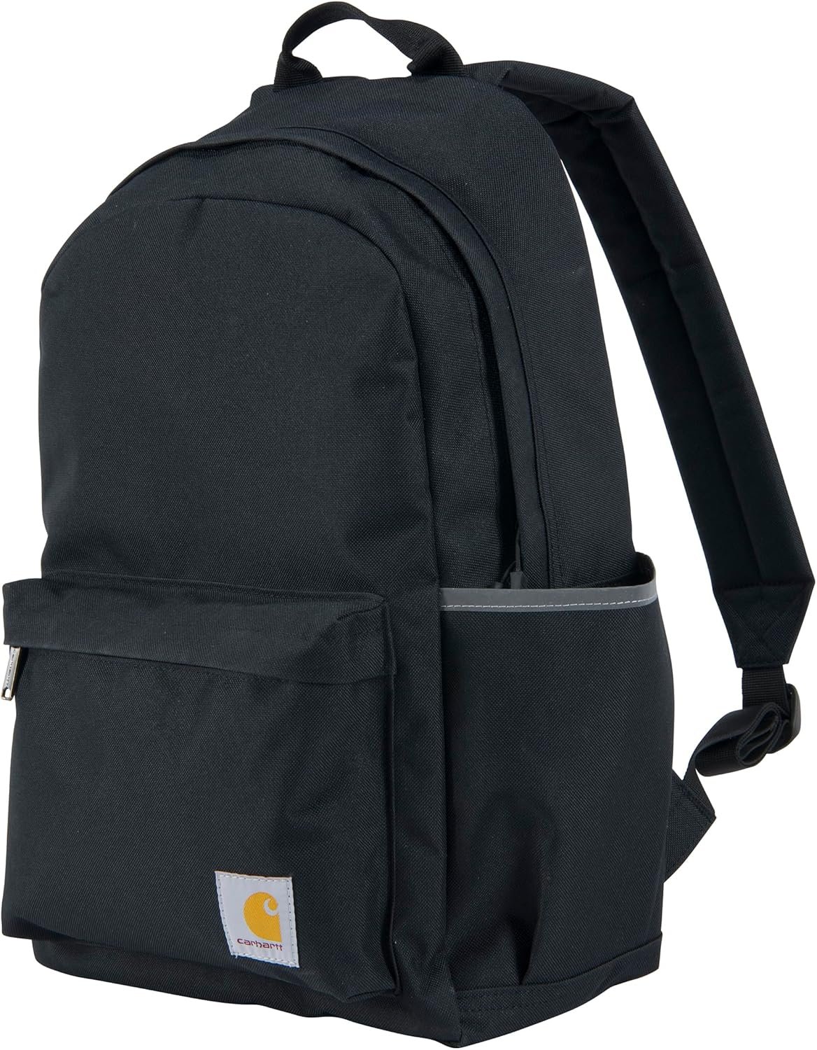 Carhartt 21L Classic Laptop Backpack, Water-Resistant Pack W/ 15″ Laptop Sleeve and Organizational Compartments, Black