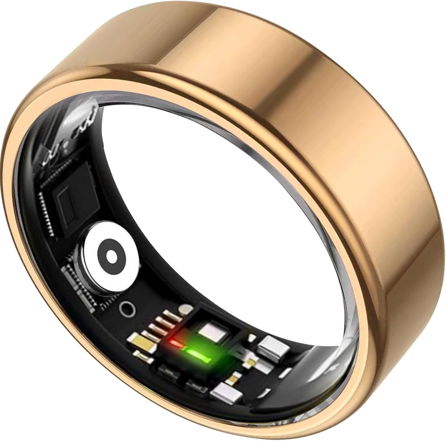 Smart Ring for Women&Men-Activity/Sleep/Heart Rate/HRV/Stress/Women’s Health Tracker-IP68 Waterproof/Wearable-No Subscription Fee Required-Compatible with iPhone &Android