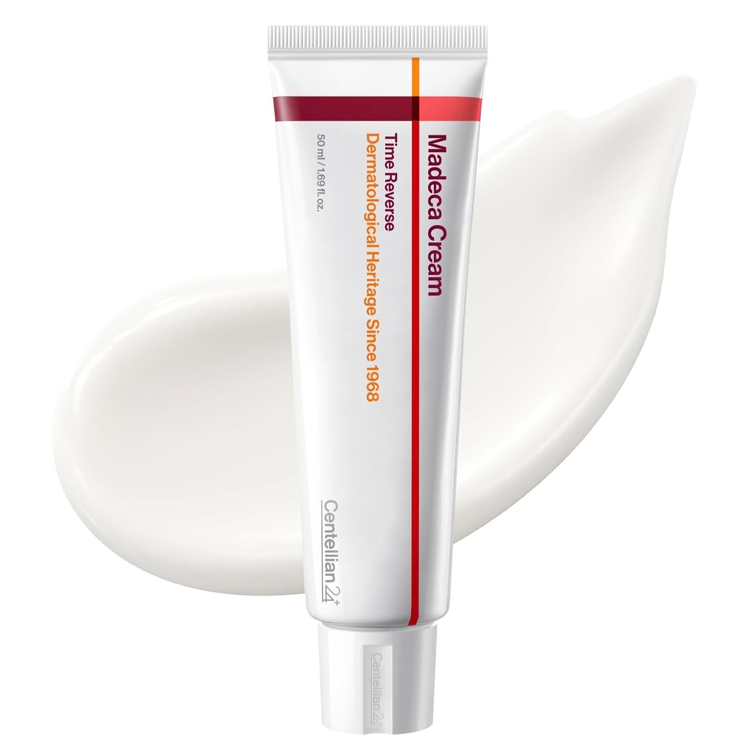 CENTELLIAN 24 Madeca Cream Time Reverse (1.69 fl oz) – TECA Centella Asiatica Glow Face Cream Moisturizer, Hydrating, Firming, Smoother Even-Looking Skin, Helps Improve Skin Elasticity,Korean Skincare