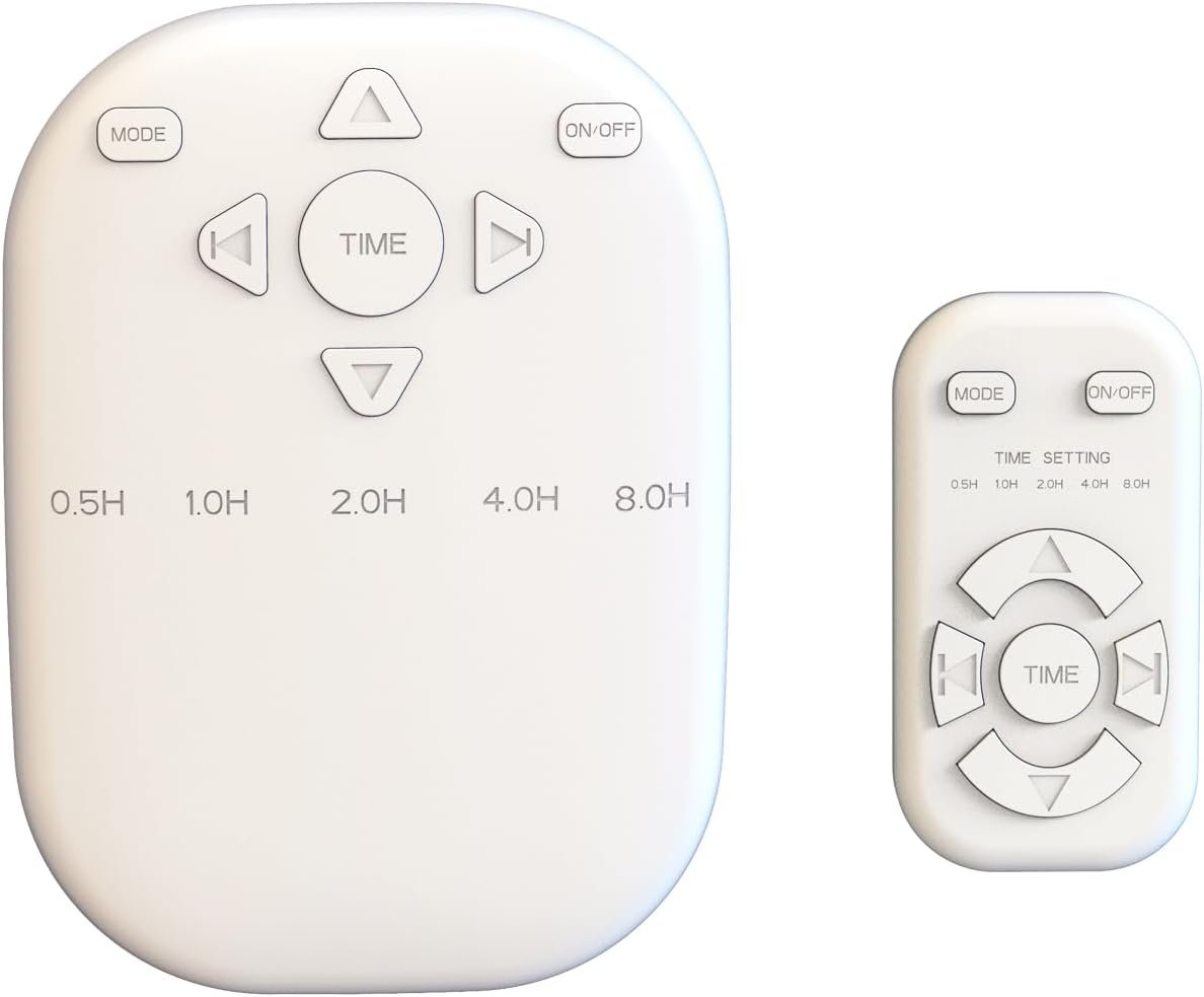 White Noise Sound Machine, Wireless Sound Machine with 36 Relaxing Sounds Including Nature Sounds and White Noise, Small Speaker for Home, Office, Hotel,Toilet, Travel. (White, Speaker and controller)