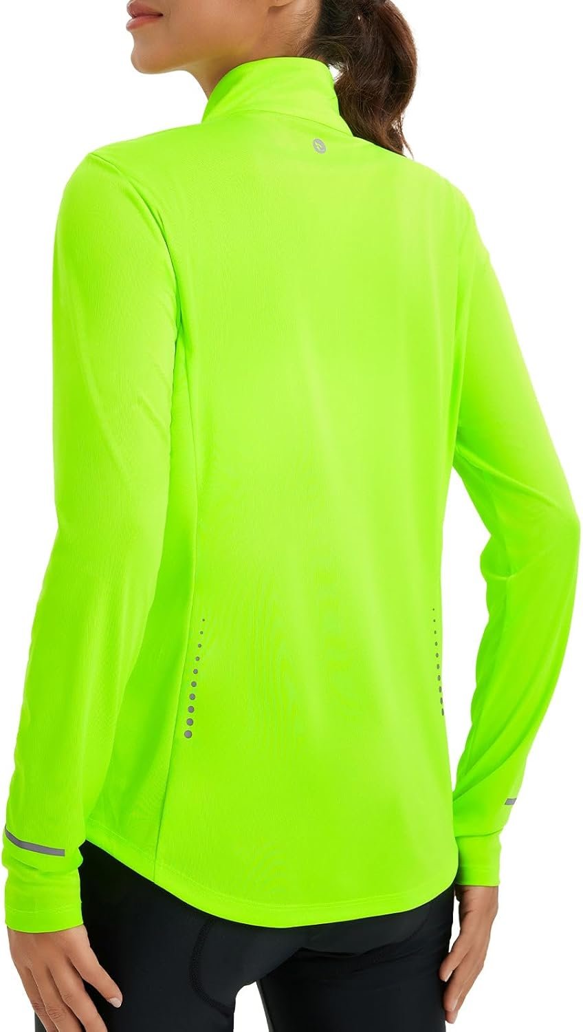 baleaf Women’s Sun Shirts UPF 50+ Lightweight Running Jacket UV Protection Athletic Full Zip Long Sleeve Pockets