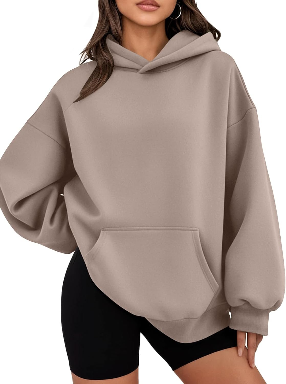WYNNQUE Hoodies for Women Oversized Sweatshirts Fall Fashion Outfits 2026 Casual Sweaters Tops Fleece Workout Winter Clothes