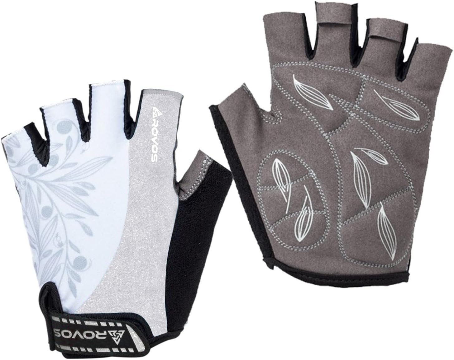 Cycling Gloves for Men & Women – 5MM Anti-Slip Shock-Absorbing Gel Pad, Lightweight & Breathable Half Finger Design for Mountain Cycling, Gym, Motorcycle, Outdoor Sports