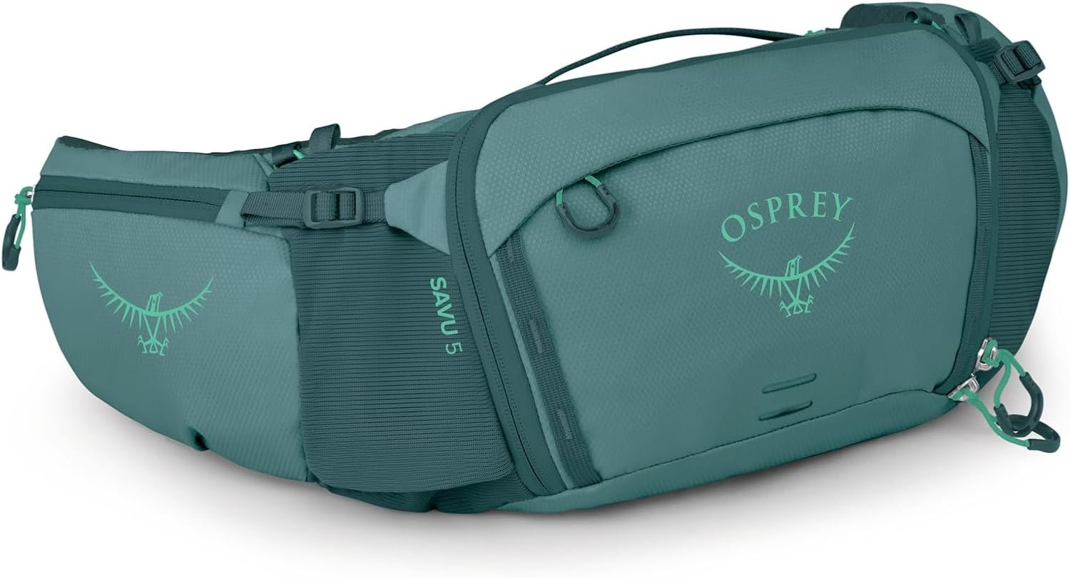 Osprey Savu Biking Waist Pack for Men & Women – Mountain Bike Fanny Pack with Bottle Pockets – Hydration Bag