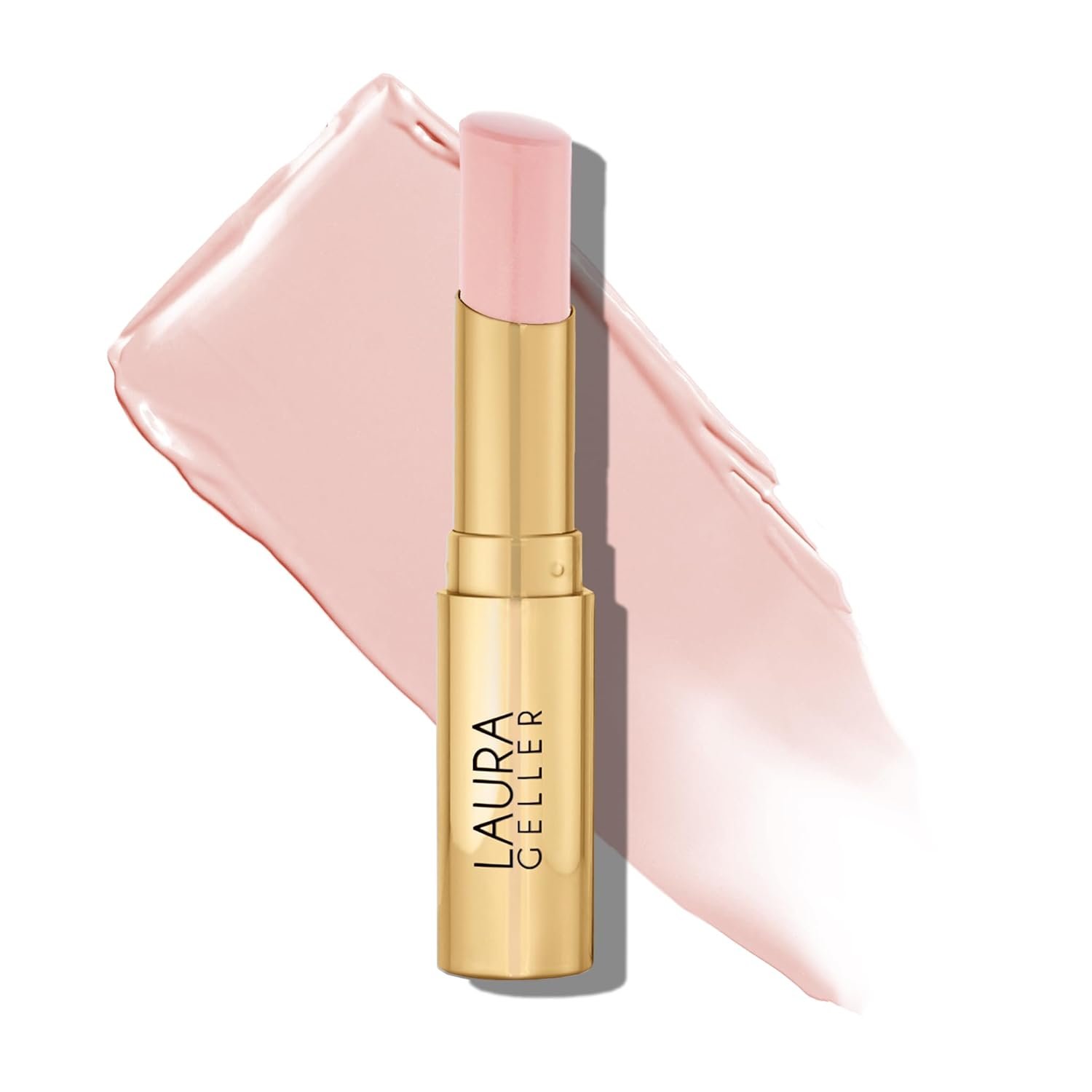 LAURA GELLER NEW YORK Jelly Balm Moisturizing Tinted Lip Balm – Sheerly Amazing – Hydrating Vitamin E – Semi-Shine Finish