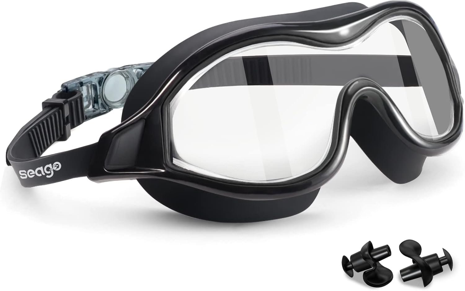Swim Goggles No Leaking Anti-Fog Pool Goggles Swimming Goggles for Adult Men Women Youth, UV Protection 180° Clear Vision