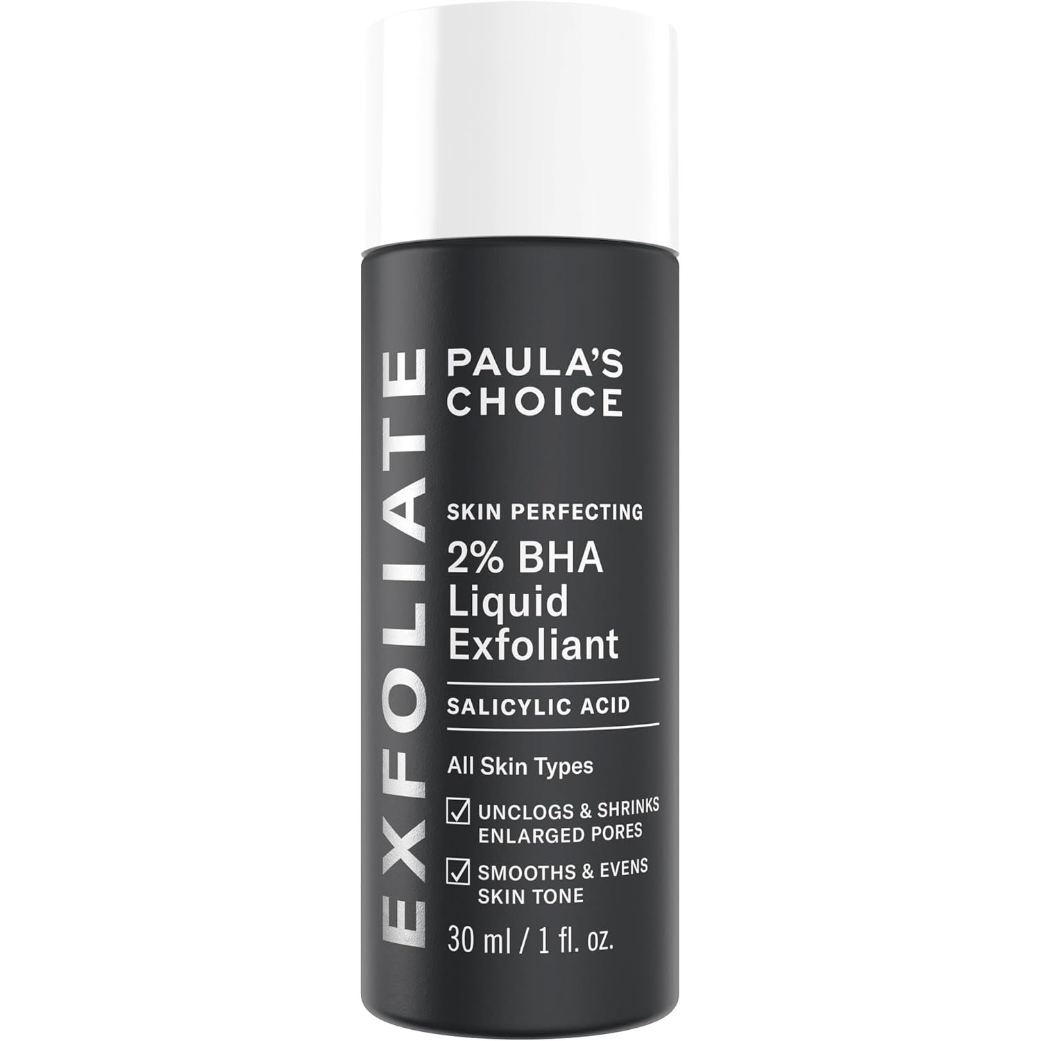 Paula’s Choice SKIN PERFECTING 2% BHA Liquid Exfoliant with Salicylic Acid, Facial Polish for Pores, Wrinkles & Fine Lines, Suitable for Blackhead-Prone Skin, Fragrance-Free