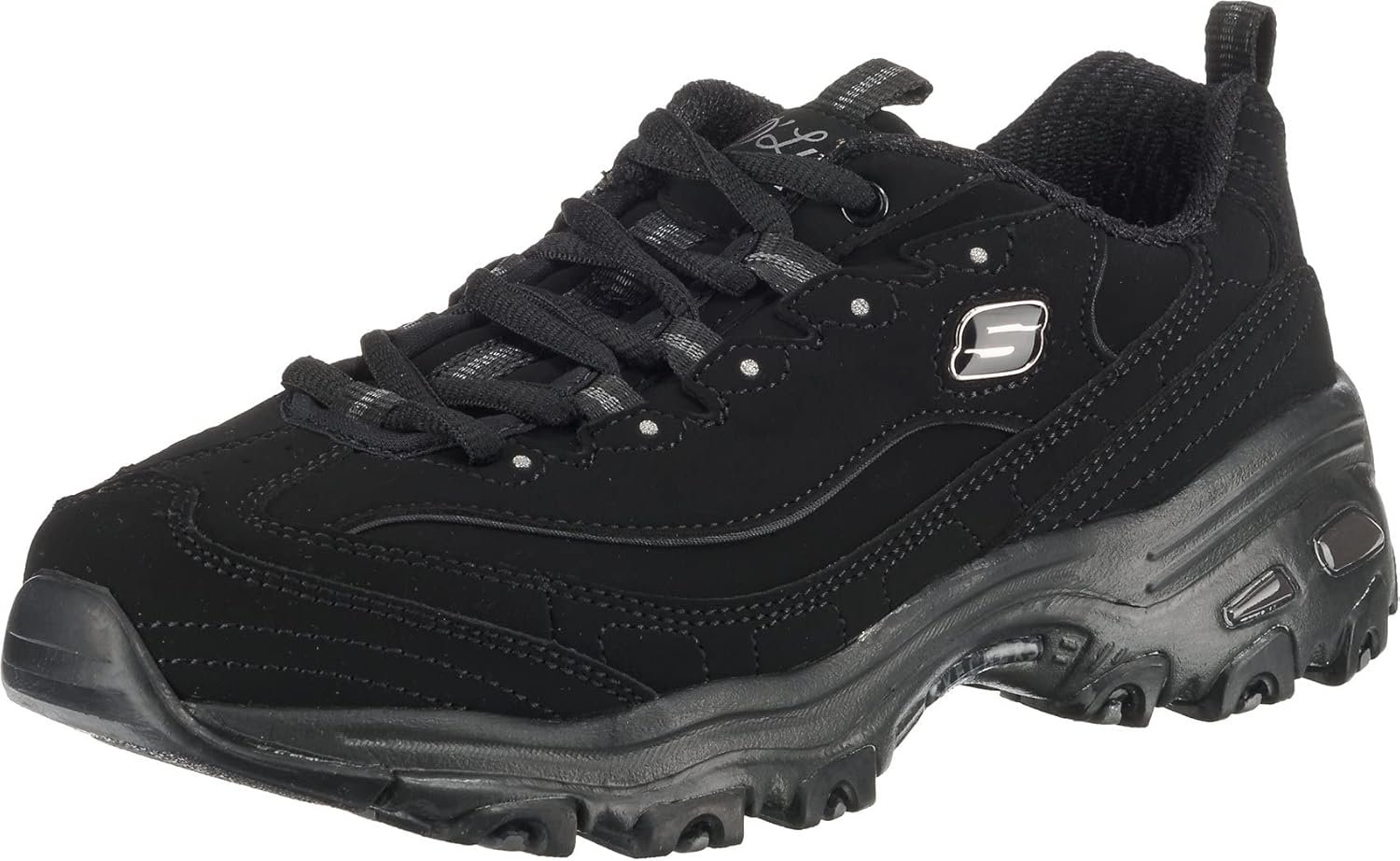 Skechers Women’s D’Lites Play On Memory Foam Lace-up Sneaker