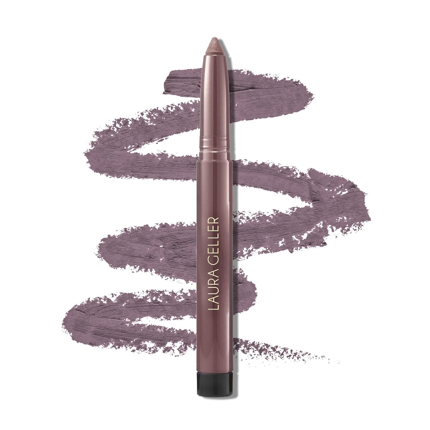 LAURA GELLER NEW YORK Kajal Longwear Kohl Eyeliner Pencil – Smoky Plum Kohl – Caffeine and Vitamin E – Smooth & Blendable Liner – Built-In Sharpener