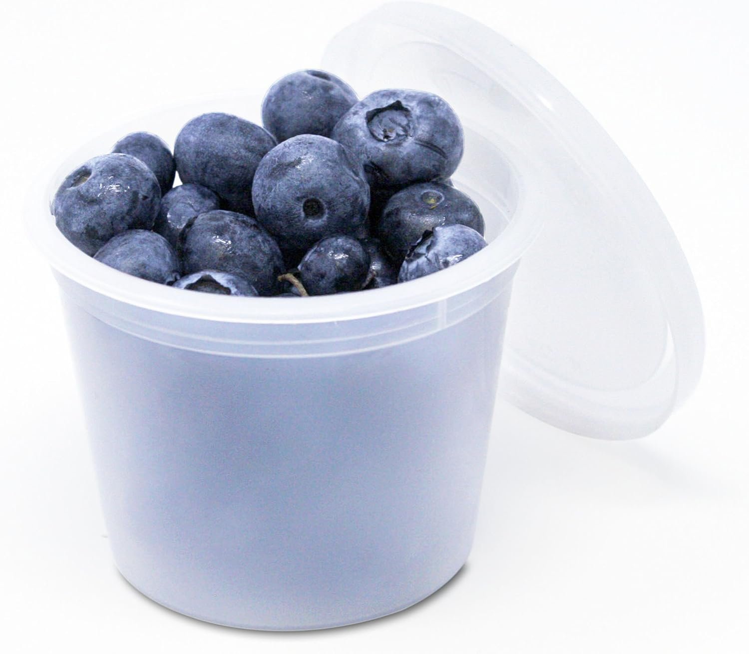 Bariatric Food Portioning Containers with Easy Secure Lids by OakRidge Products (4 Ounce) (50 Pack)