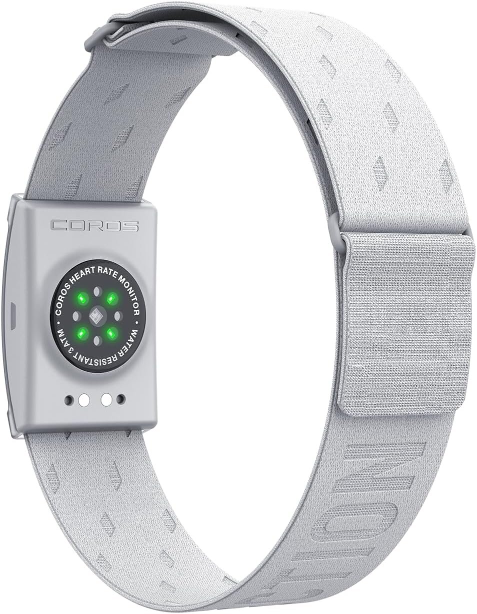 COROS Heart Rate Monitor, Comfort, Easy to wear, Auto-wear Detection, Advanced Sensor, Precise Data, Bluetooth, 38 Hours Battery Life, Connects up to 3 Devices at Once, for Run and Bike