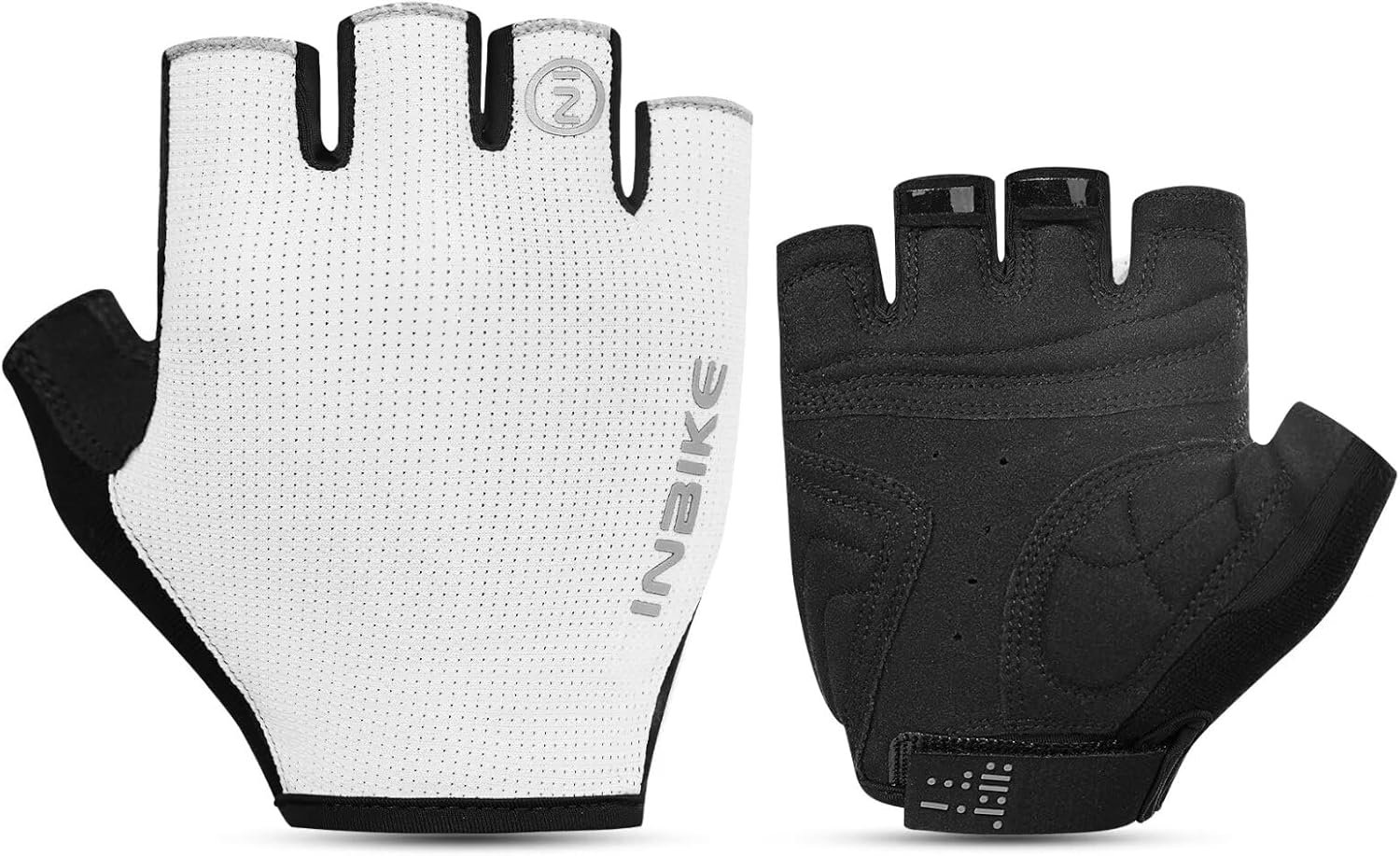 INBIKE Cycling Gloves – Shock-Absorbing, Breathable, Anti-Slip Fingerless Road Bike Gloves for Men & Women