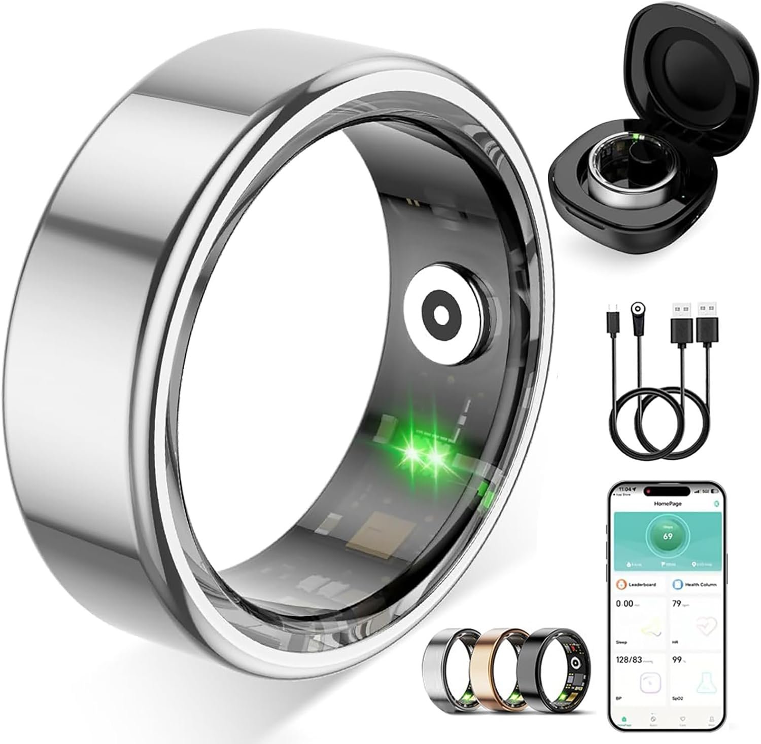 Smart Ring(Silver, 9)