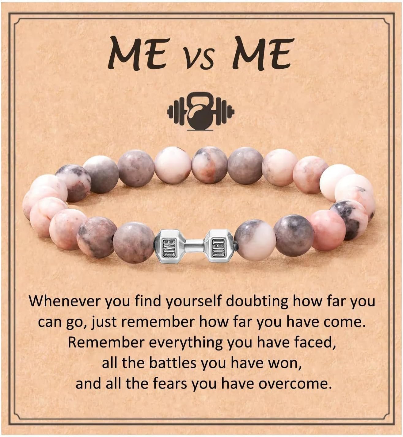 Weighted Bracelet Gym Gifts for Women Men Dumbbell Bracelets Fitness Workout Gifts Accessories for Women Men Inspirational Jewelry Gifts