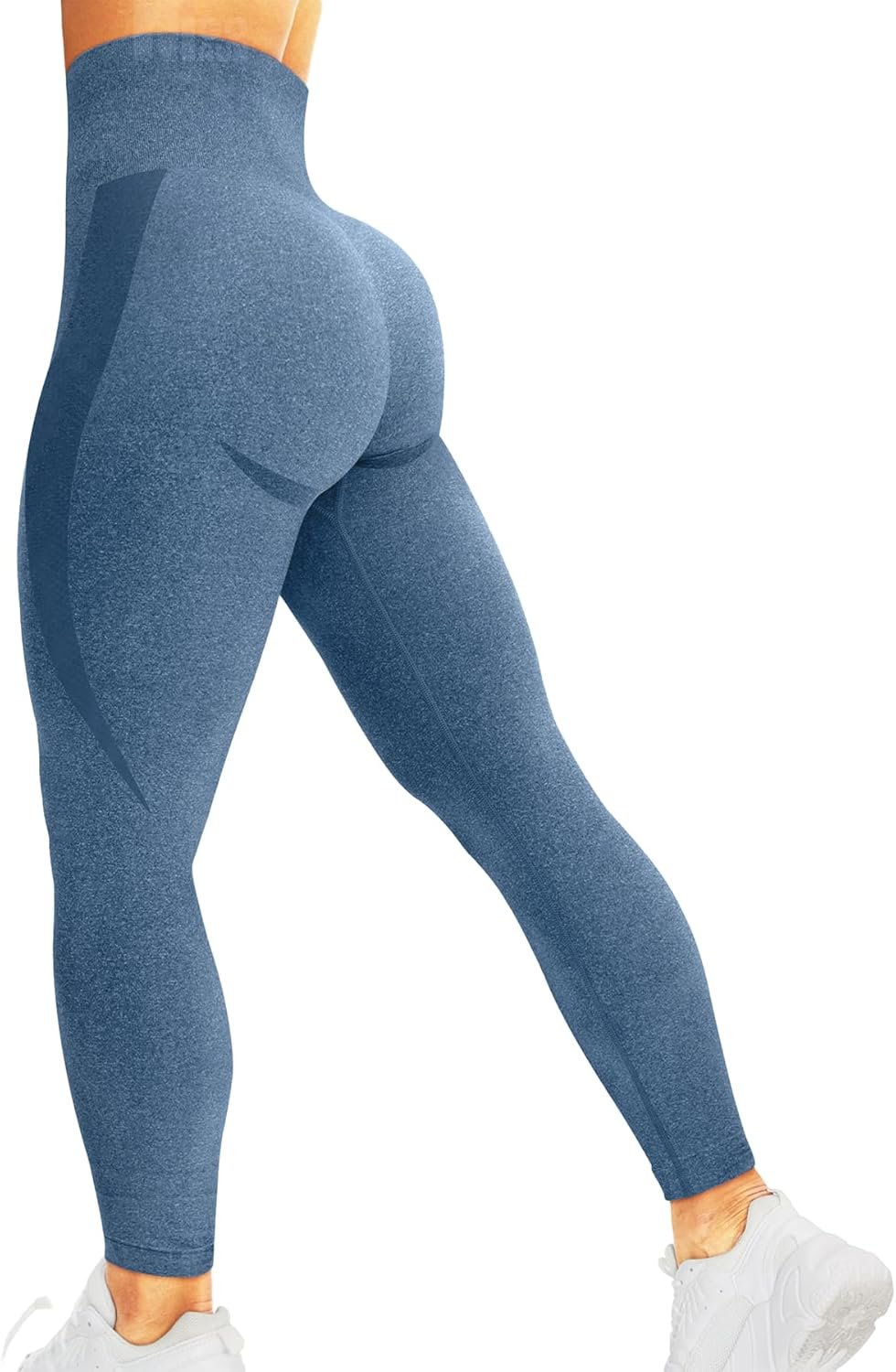 HIGORUN Women Seamless Leggings Smile Contour High Waist Workout Gym Yoga Pants