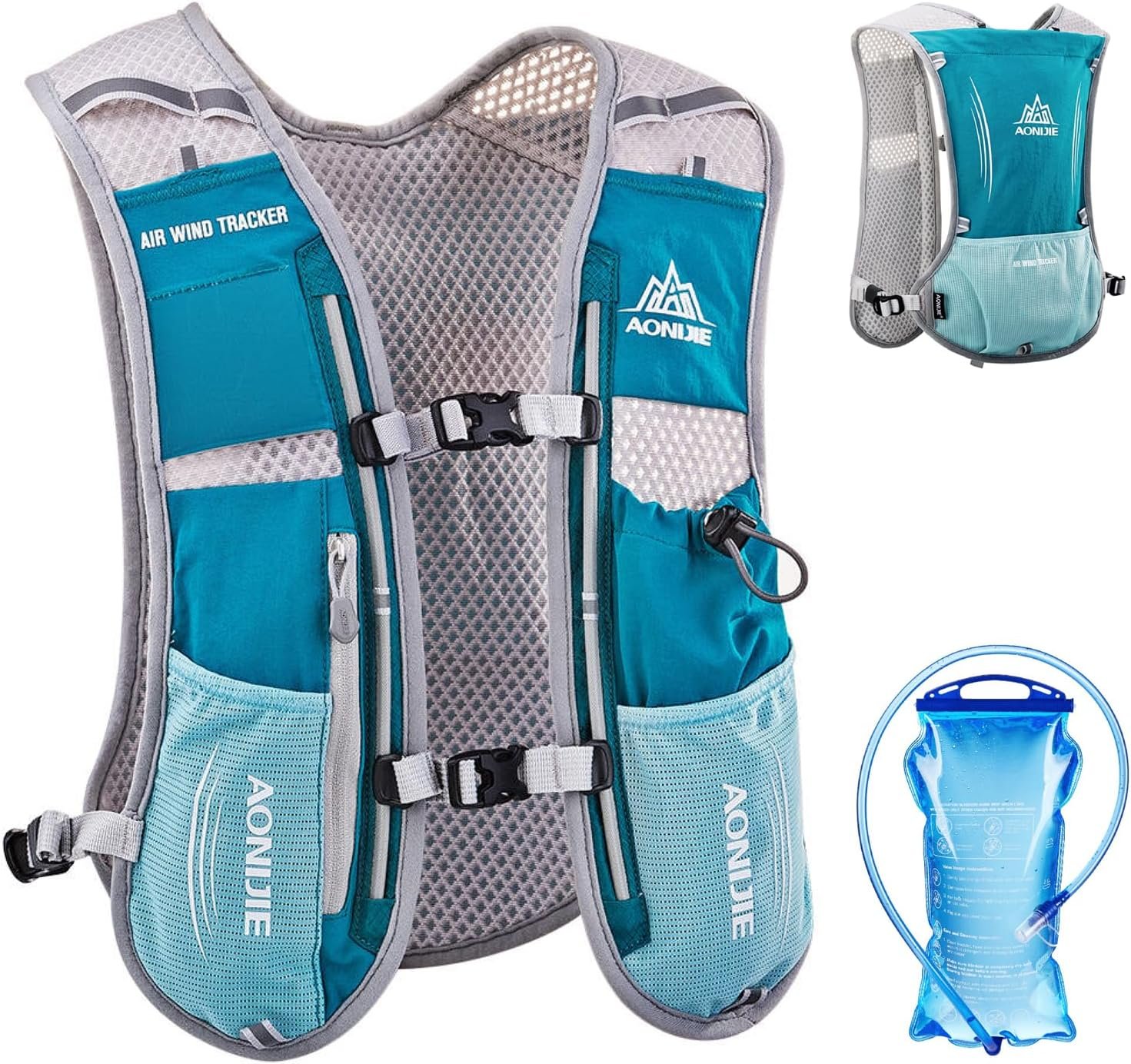 TRIWONDER Running Vest Hydration Pack Backpack for Men & Women, Lightweight Trail Marathon Run Race Vest for Cycling Jogging
