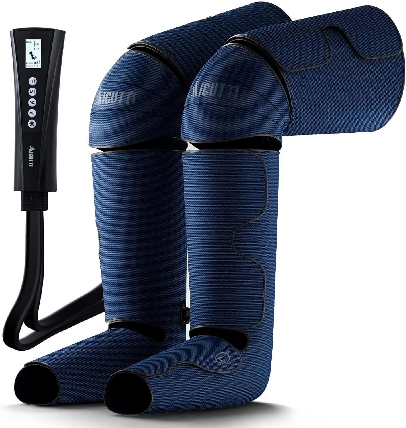 AICUTTI Air Compression Leg Massager with Heat for Foot, Calf, Knee & Thigh – Gifts for Christmas, Mother’s Day, Father’s Day – Leg Massage Boots for Women & Men – Relieves Muscle Tension and Pain