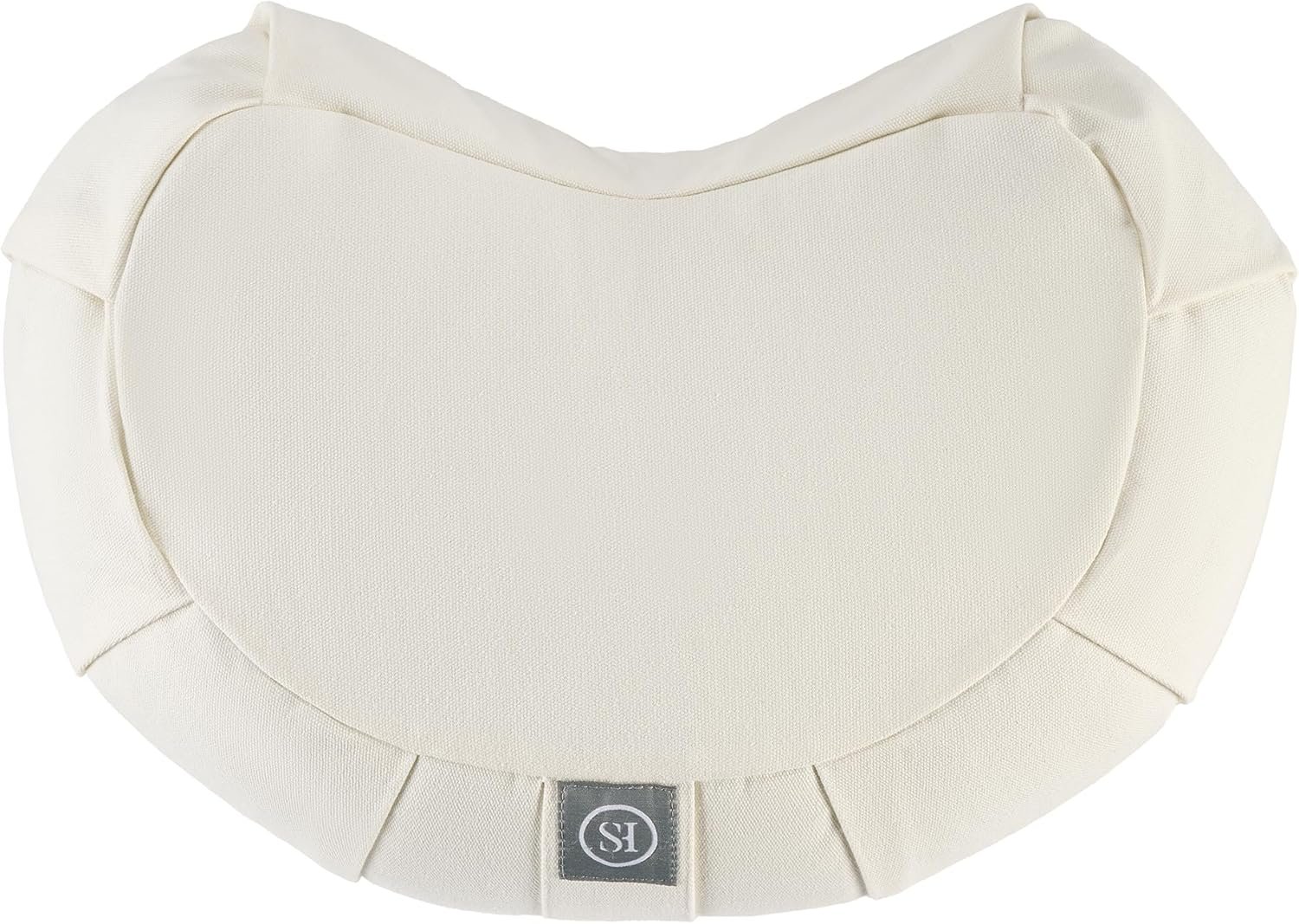 Meditation Cushion Bolster Pillow for Restorative Yoga – Supportive Cushion for Meditation, Pilates, and Relaxation – Filled with Buckwheat Hulls – Removable Cover