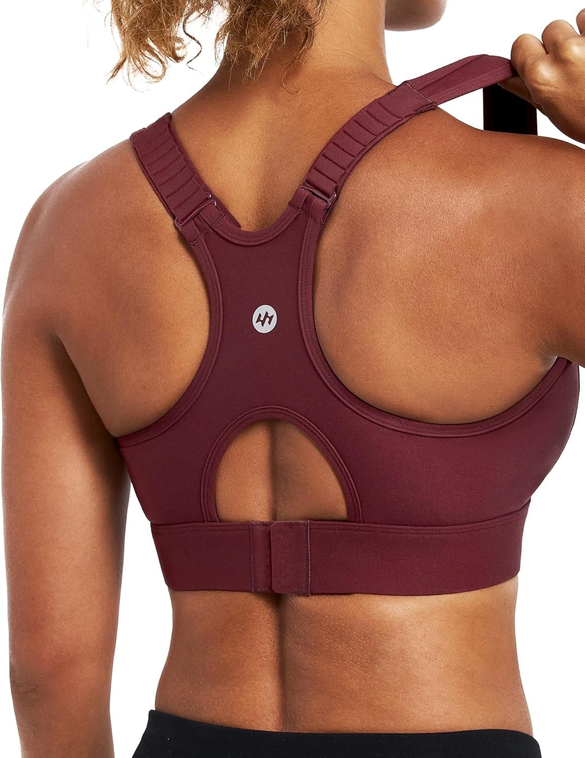 Ewedoos Sports Bras for Women High Support Racerback High Impact Padded Sports Bra Large Bust for Workout Running Yoga
