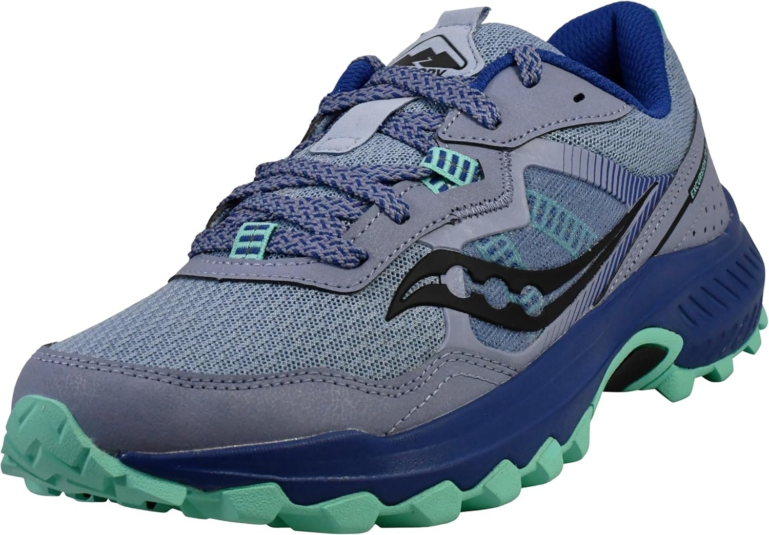 Saucony Womens Excursion Tr16 Trail Running Sneakers Shoes – Black