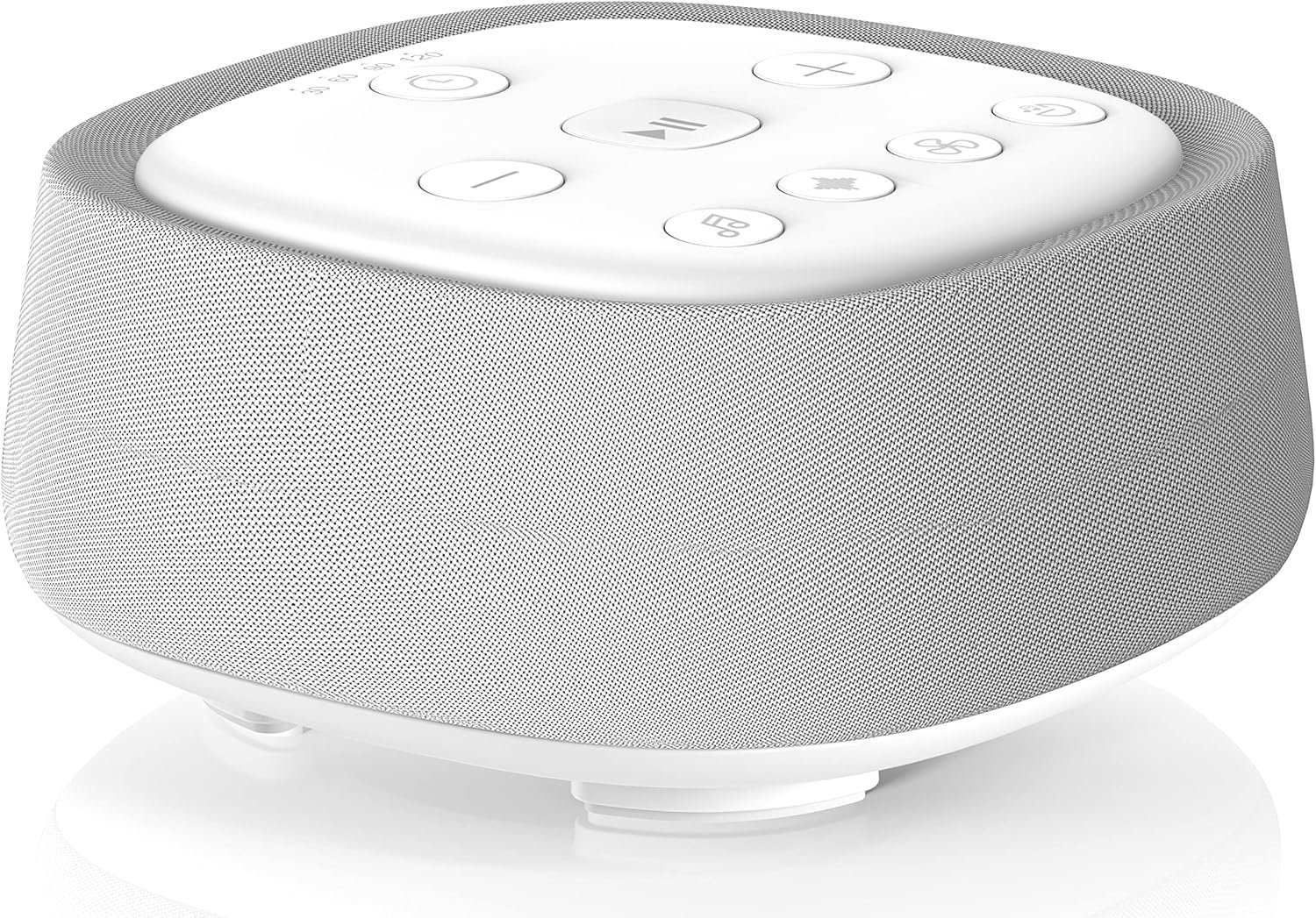 Rechargeable White Noise Machine with 28 Smoothing Sounds, Portable Sound Machine for Baby Kids Adult Sleeping, Auto-Off Timer, 32 levles of Volume Noise Machine Therapy for Home, Office, Travel