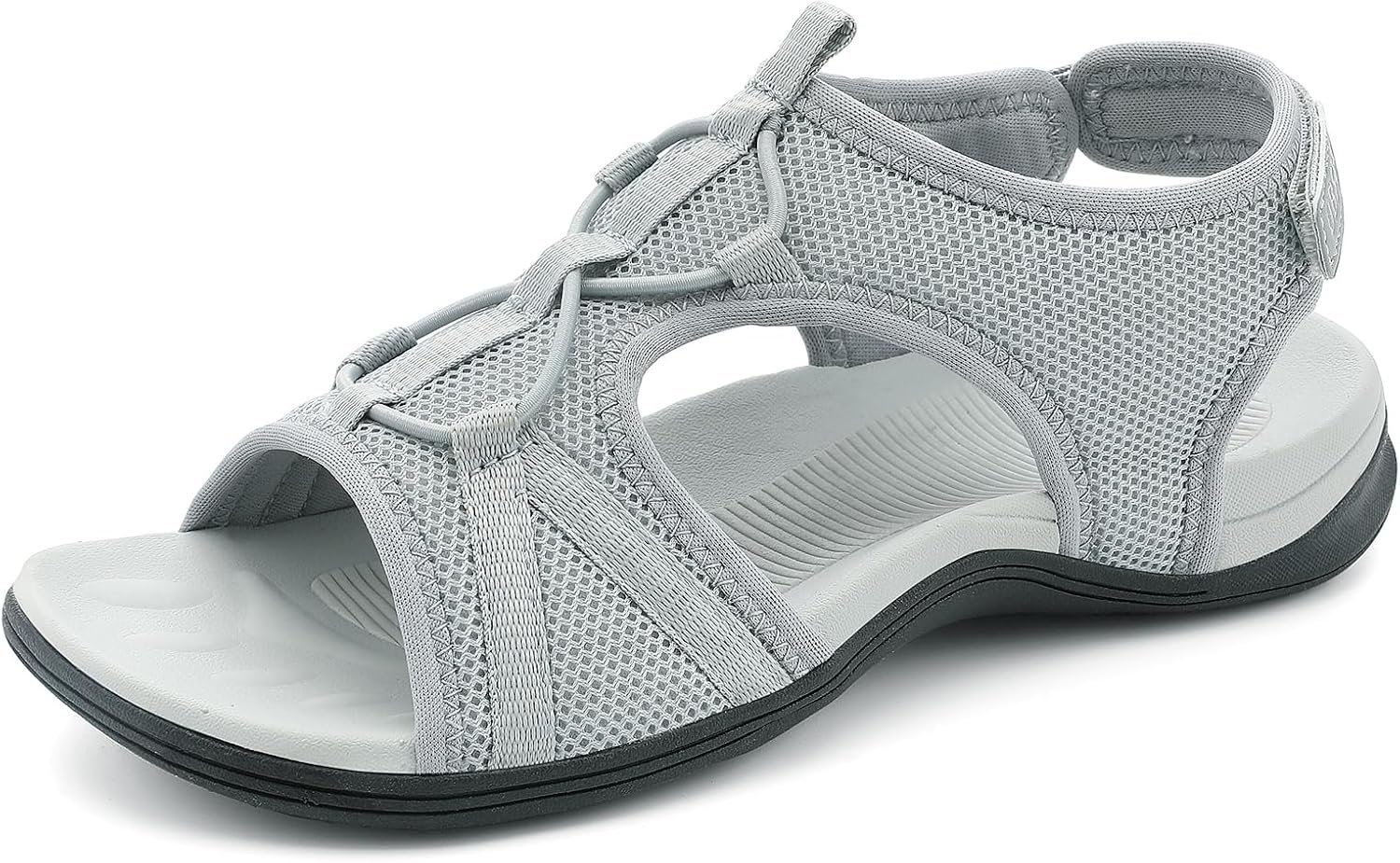 UBFEN Womens Hiking Sandals Comfortable Walking Sandals Summer Sport Breathable Arch Support
